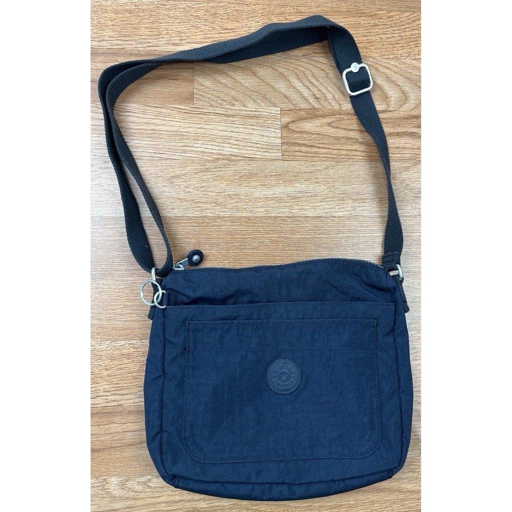Kipling Sebastian Crossbody Bag Navy Blue, Water Resistant Nylon Purse